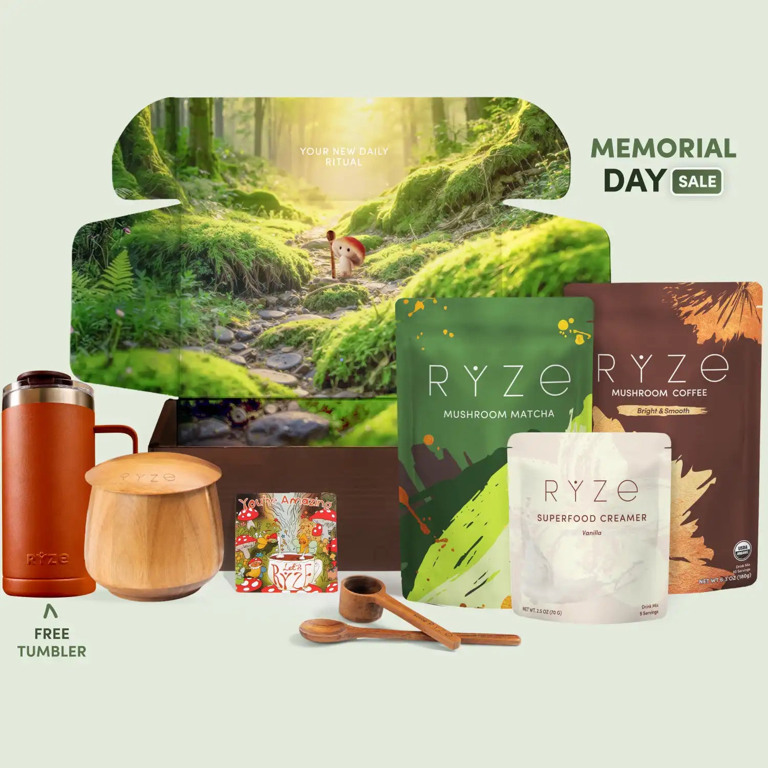 RYZE Ritual Set (Matcha + Coffee) - Smooth Morning Coffee