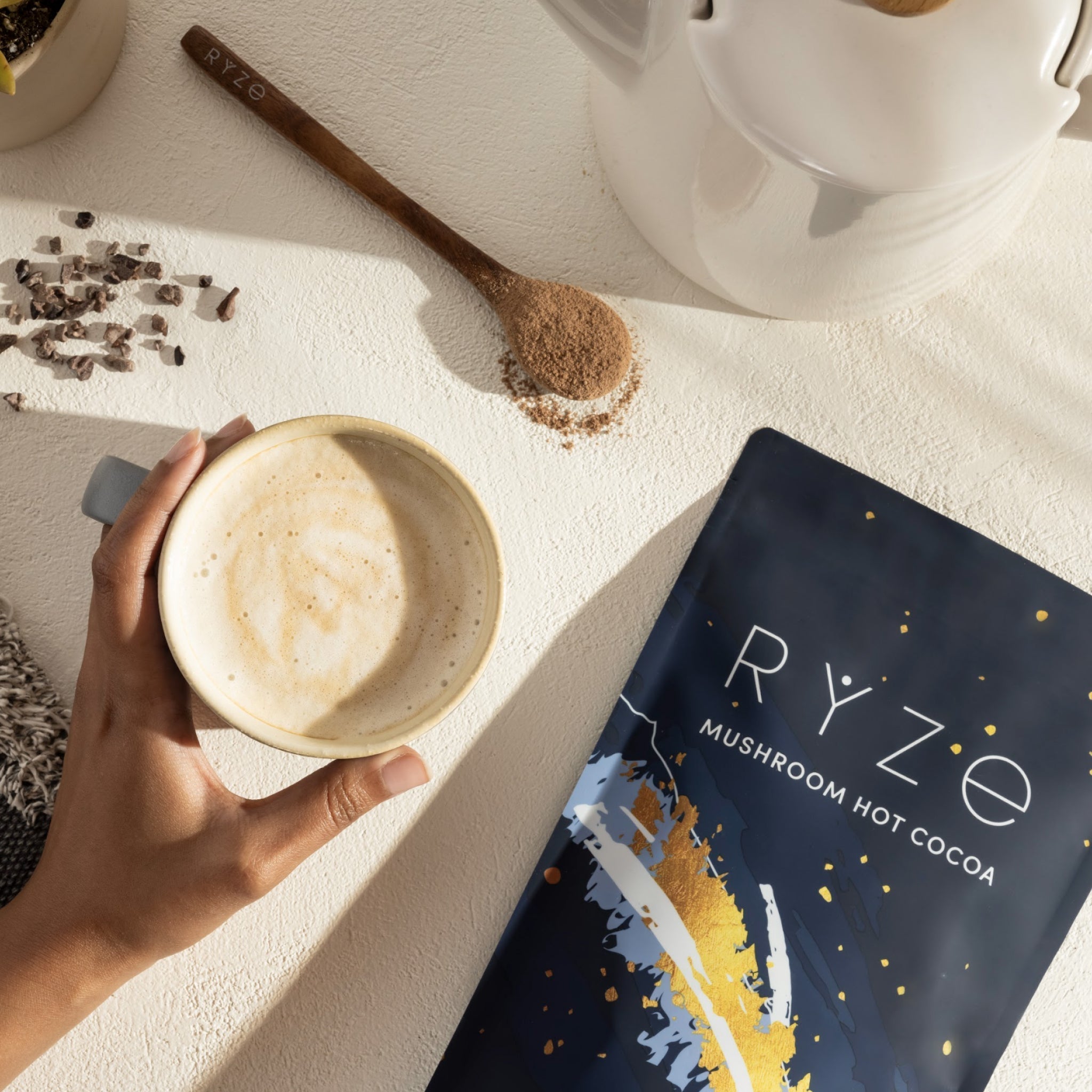 Mushroom Hot Cocoa (20 servings) - Superfood Coffee Blend